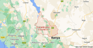 map of Samburu National Reserve.